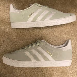 Mint green adidas size 8